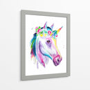 Unicornio de acuarela | Cuadro decorativo de Canvas Lab