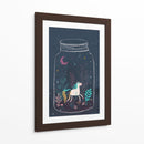 Unicornio de frasquito | Cuadro decorativo de Canvas Lab