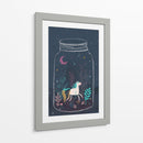 Unicornio de frasquito | Cuadro decorativo de Canvas Lab