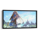 El abrazo de Link y Zelda | Cuadro decorativo de Canvas Lab