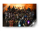 Mortal Kombat fighters | Cuadro decorativo de Canvas Lab