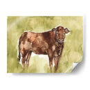 Vaca En El Campo I - Jennifer Goldberger | Cuadro decorativo de Canvas Lab