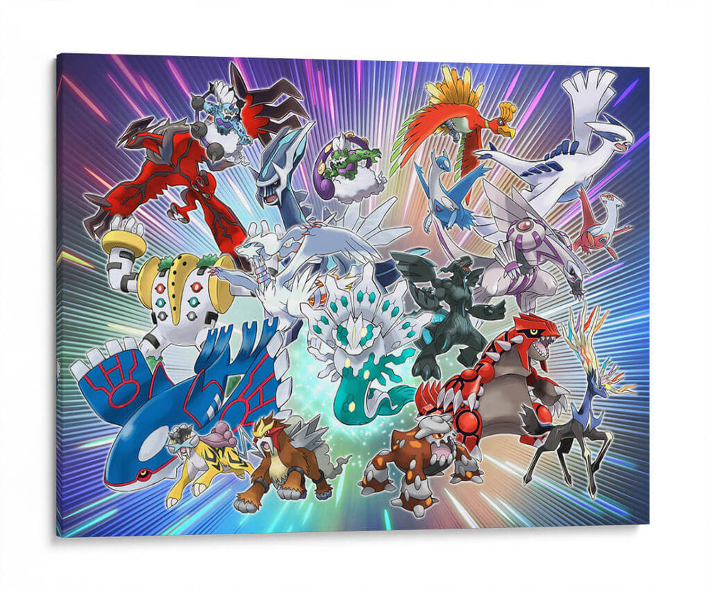 Pokemones legendarios | Cuadro decorativo de Canvas Lab