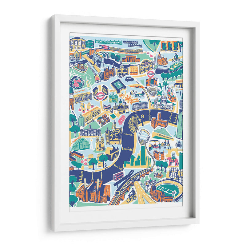 Centro de Londres | Cuadro decorativo de Canvas Lab