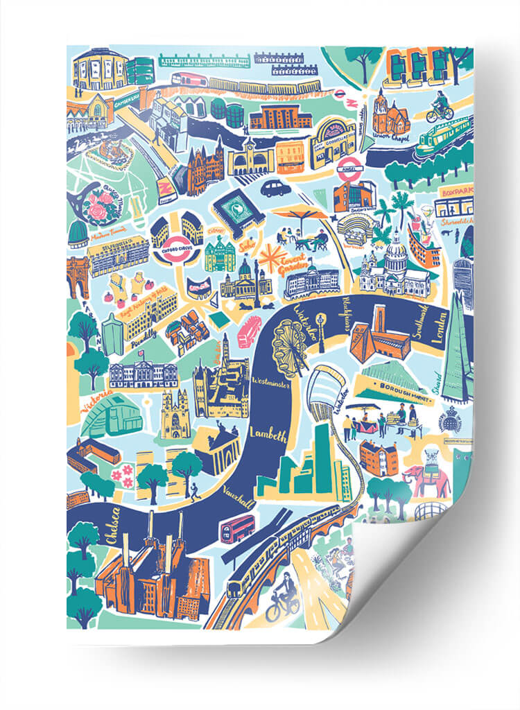 Centro de Londres | Cuadro decorativo de Canvas Lab