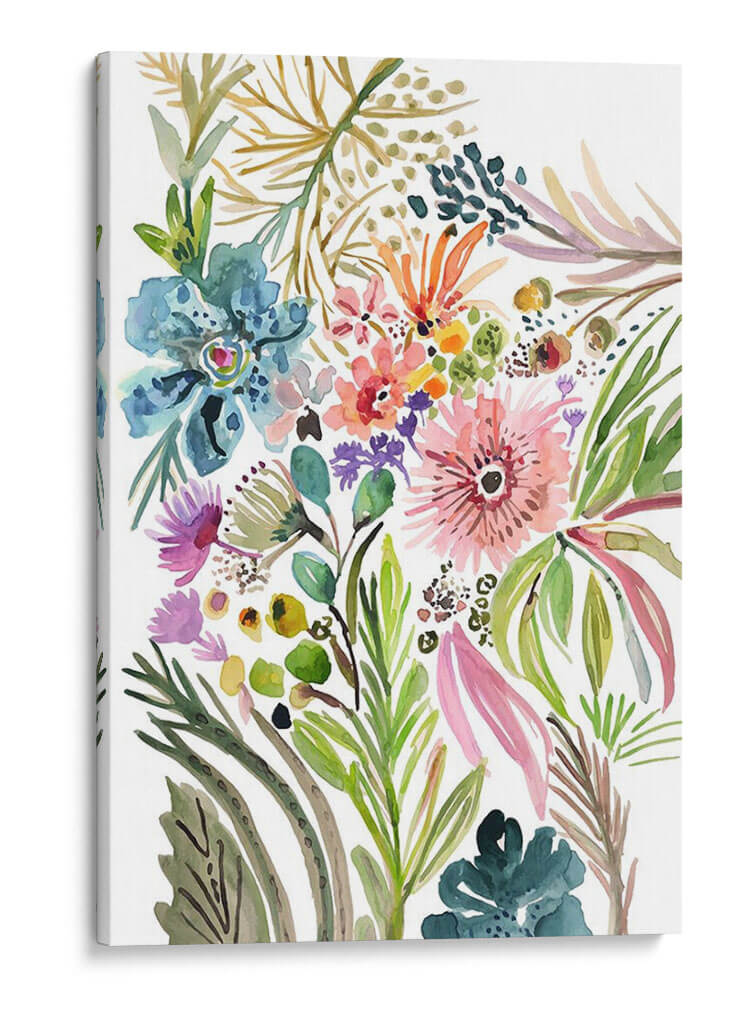 Flores Felices I - Karen Fields | Cuadro decorativo de Canvas Lab