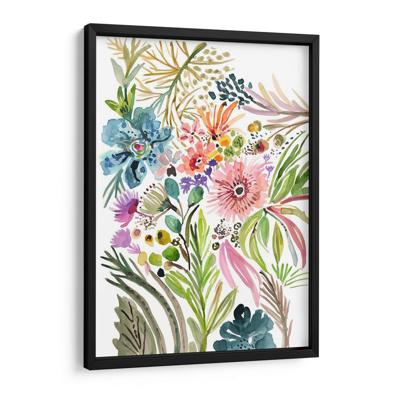 Flores Felices I - Karen Fields | Cuadro decorativo de Canvas Lab