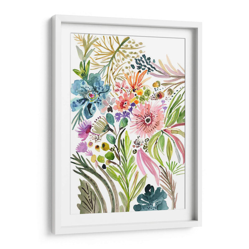 Flores Felices I - Karen Fields | Cuadro decorativo de Canvas Lab