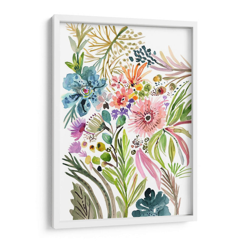 Flores Felices I - Karen Fields | Cuadro decorativo de Canvas Lab