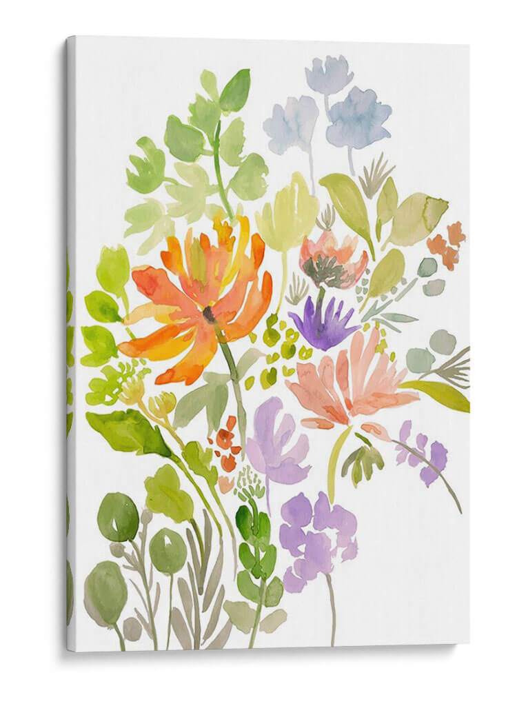 Flores Felices Iii - Karen Fields | Cuadro decorativo de Canvas Lab