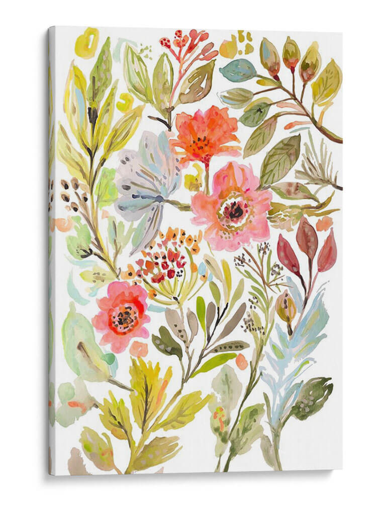 Felices Flores Iv - Karen Fields | Cuadro decorativo de Canvas Lab