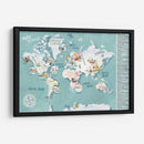 Ilustración del mundo | Cuadro decorativo de Canvas Lab