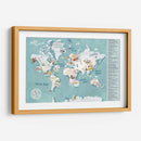 Ilustración del mundo | Cuadro decorativo de Canvas Lab