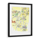 Mapa básico de la CDMX | Cuadro decorativo de Canvas Lab