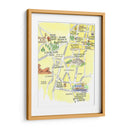 Mapa básico de la CDMX | Cuadro decorativo de Canvas Lab