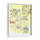 Mapa básico de la CDMX | Cuadro decorativo de Canvas Lab