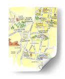 Mapa básico de la CDMX | Cuadro decorativo de Canvas Lab