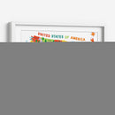 Mapa de Estados Unidos | Cuadro decorativo de Canvas Lab