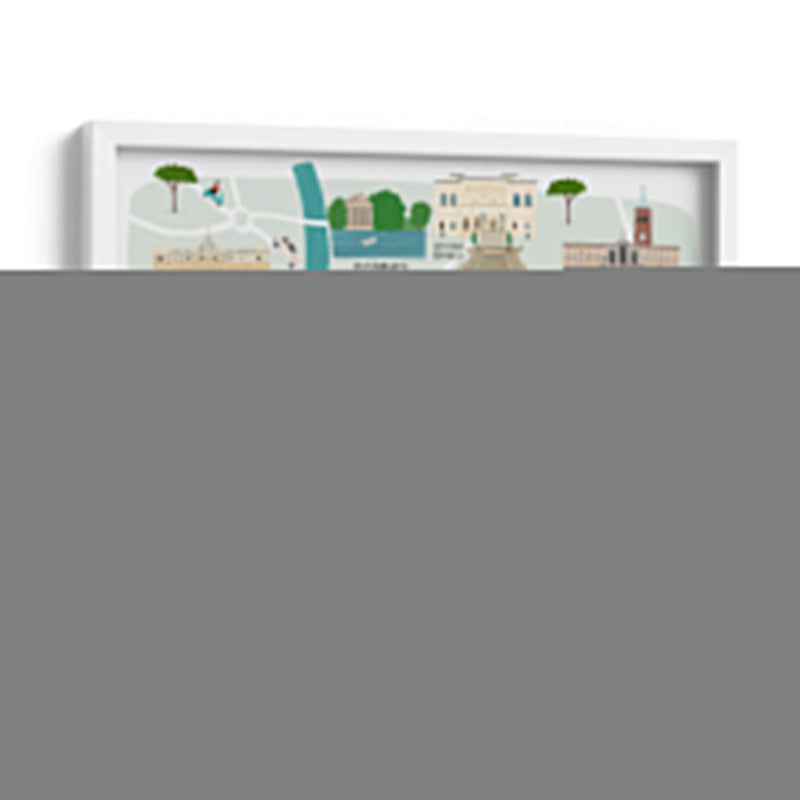 Mapa de Roma | Cuadro decorativo de Canvas Lab
