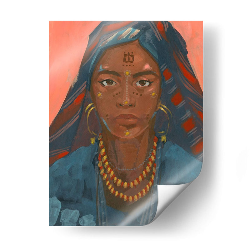 Wodaabe Woman Ii - W. Rutledge | Cuadro decorativo de Canvas Lab