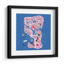 Mapa ilustrado de Seattle | Cuadro decorativo de Canvas Lab