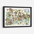 Mapa ilustrado de Sevilla | Cuadro decorativo de Canvas Lab