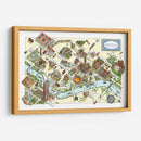 Mapa ilustrado de Sevilla | Cuadro decorativo de Canvas Lab