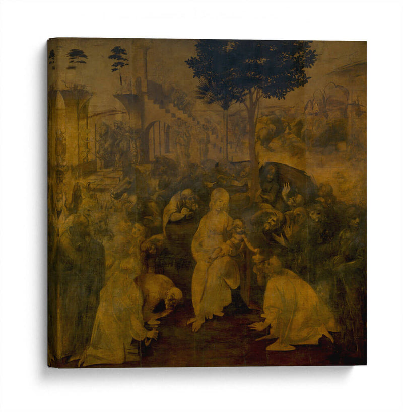 Adoración de los magos - Leonardo da Vinci | Cuadro decorativo de Canvas Lab