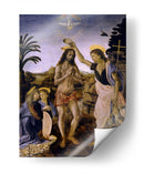 Bautismo de Jesús - Leonardo da Vinci | Cuadro decorativo de Canvas Lab