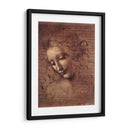 Cabeza de muchacha - Leonardo da Vinci | Cuadro decorativo de Canvas Lab
