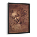 Cabeza de muchacha - Leonardo da Vinci | Cuadro decorativo de Canvas Lab