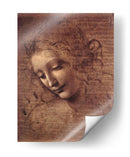 Cabeza de muchacha - Leonardo da Vinci | Cuadro decorativo de Canvas Lab