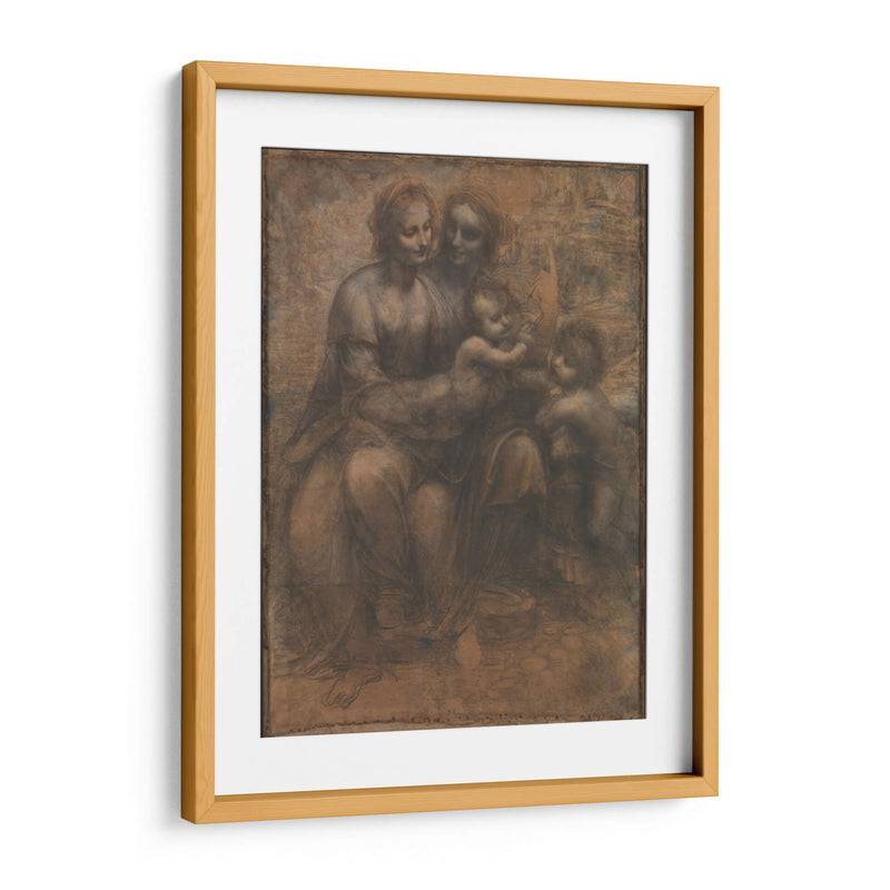 Cartón de Burlington House - Leonardo da Vinci | Cuadro decorativo de Canvas Lab