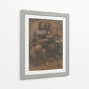 Cartón de Burlington House - Leonardo da Vinci | Cuadro decorativo de Canvas Lab
