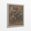 Cartón de Burlington House - Leonardo da Vinci | Cuadro decorativo de Canvas Lab