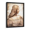 Isabella d'Este - Leonardo da Vinci | Cuadro decorativo de Canvas Lab