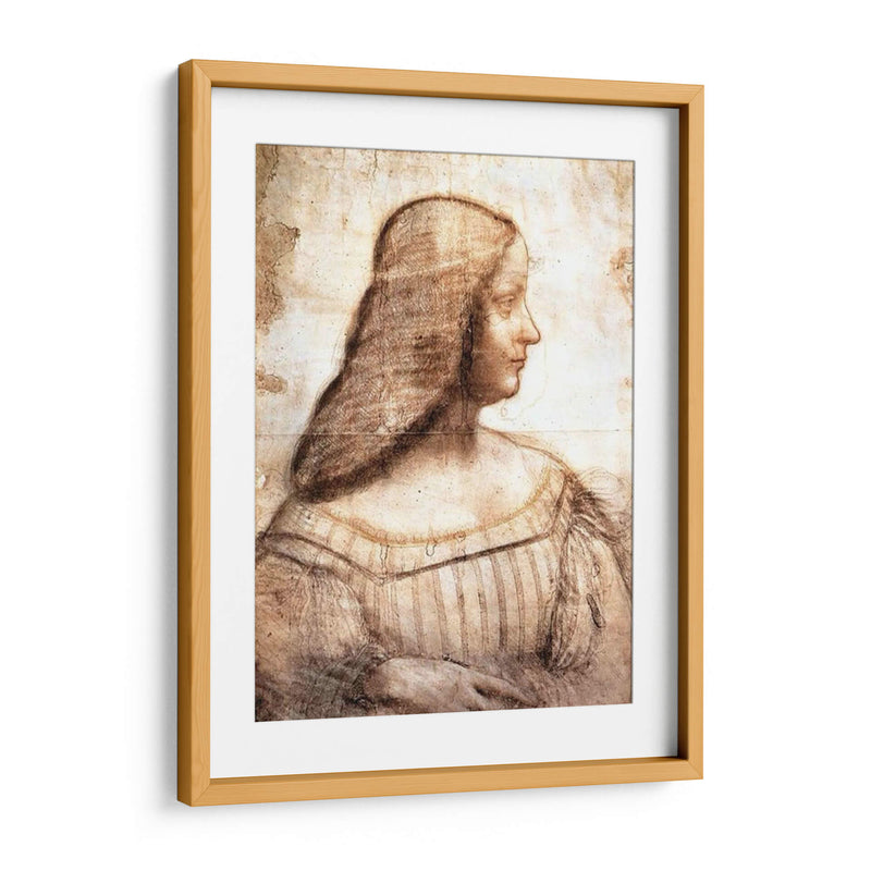 Isabella d'Este - Leonardo da Vinci | Cuadro decorativo de Canvas Lab