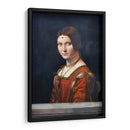 La Belle Ferronière - Leonardo da Vinci | Cuadro decorativo de Canvas Lab