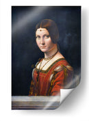 La Belle Ferronière - Leonardo da Vinci | Cuadro decorativo de Canvas Lab