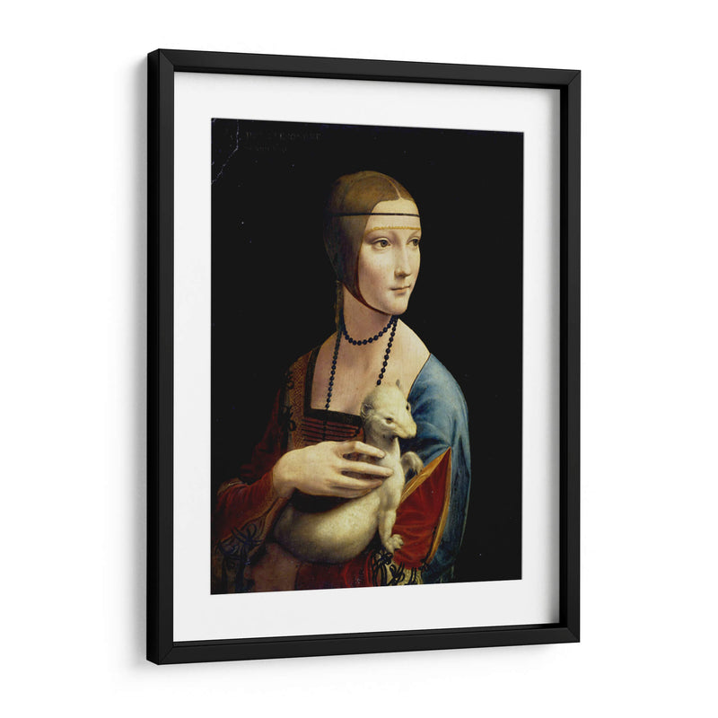 La dama del armiño - Leonardo da Vinci | Cuadro decorativo de Canvas Lab