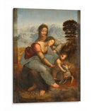 La Virgen, el Niño Jesús y Santa Ana - Leonardo da Vinci | Cuadro decorativo de Canvas Lab