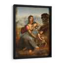 La Virgen, el Niño Jesús y Santa Ana - Leonardo da Vinci | Cuadro decorativo de Canvas Lab