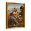 La Virgen, el Niño Jesús y Santa Ana - Leonardo da Vinci | Cuadro decorativo de Canvas Lab