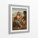 La Virgen, el Niño Jesús y Santa Ana - Leonardo da Vinci | Cuadro decorativo de Canvas Lab
