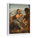 La Virgen, el Niño Jesús y Santa Ana - Leonardo da Vinci | Cuadro decorativo de Canvas Lab