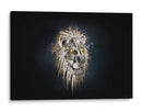 León metálico | Cuadro decorativo de Canvas Lab