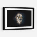 León metálico | Cuadro decorativo de Canvas Lab