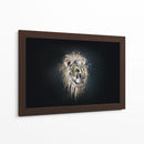 León metálico | Cuadro decorativo de Canvas Lab