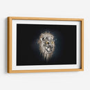 León metálico | Cuadro decorativo de Canvas Lab