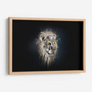 León metálico | Cuadro decorativo de Canvas Lab